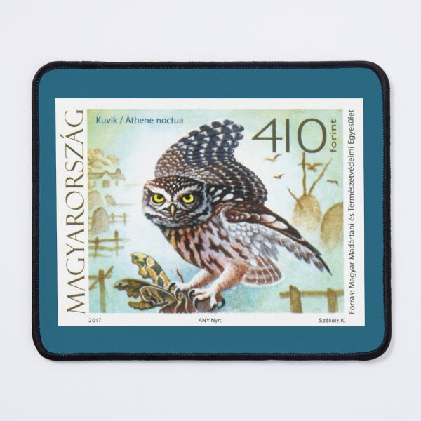 Item preview, 2017 Hungary Little Owl Night Nocturnal Animal Postage Stamp designed and sold by cutestamps.