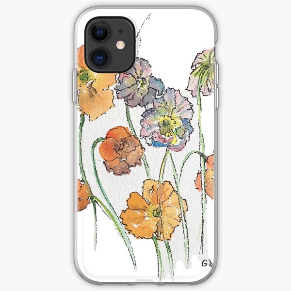 Cute Cut Flowers iPhone Soft Case