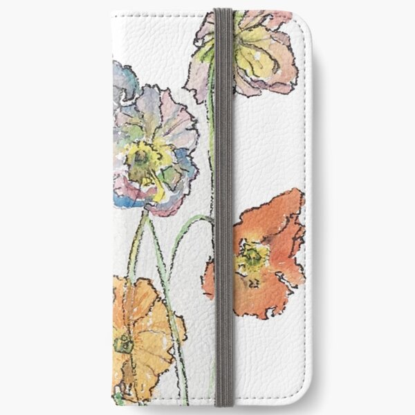 Cute Cut Flowers iPhone Wallet