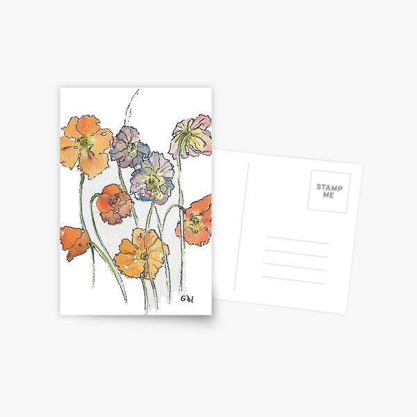 Cute Cut Flowers Postcard