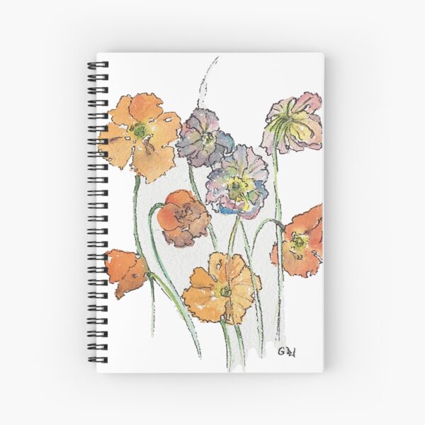 Cute Cut Flowers Spiral Notebook