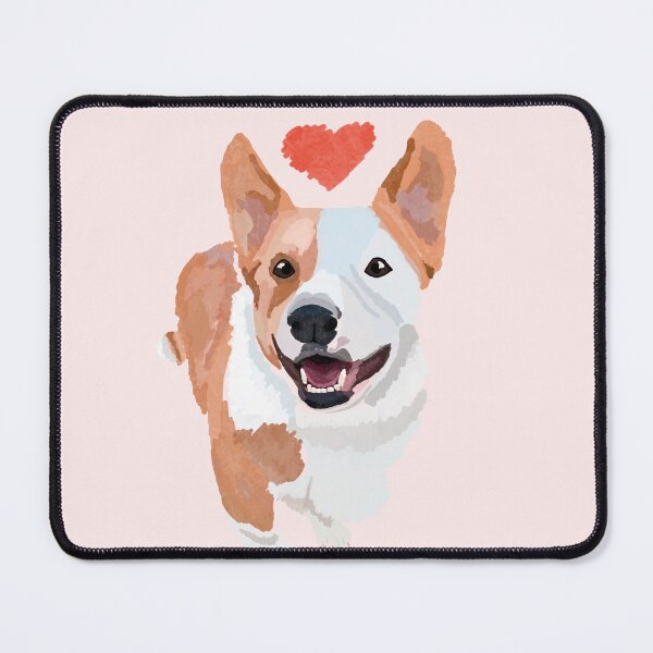 Item preview, Cute Red Corgi Illustration designed and sold by Gabrielle Freitas.