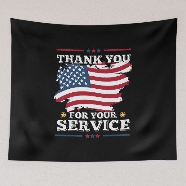 Item preview, Thank you for your Service Banner Day Honoring our soldiers Military designed and sold by SweetbeStore.