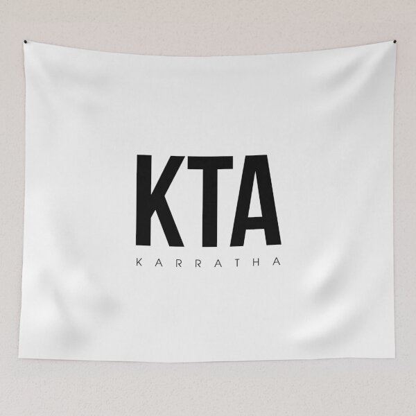 Item preview, KTA - Karratha Airport Code designed and sold by CartoCreative.
