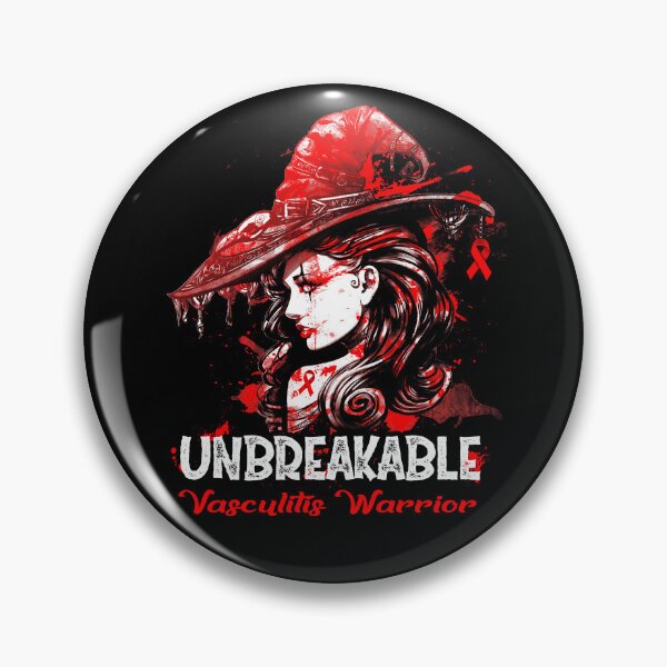 Item preview, Halloween Vasculitis Warrior Unbreakable designed and sold by tenjun16.