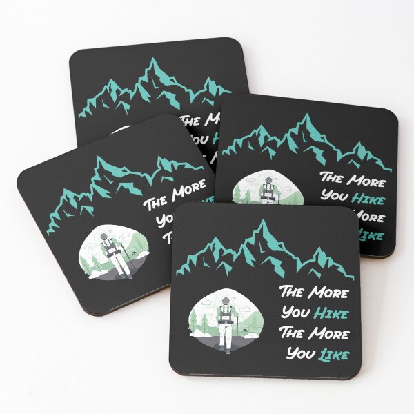 Item preview, The More You Hike The More You Like - hiking designed and sold by TheOneStyleBro.