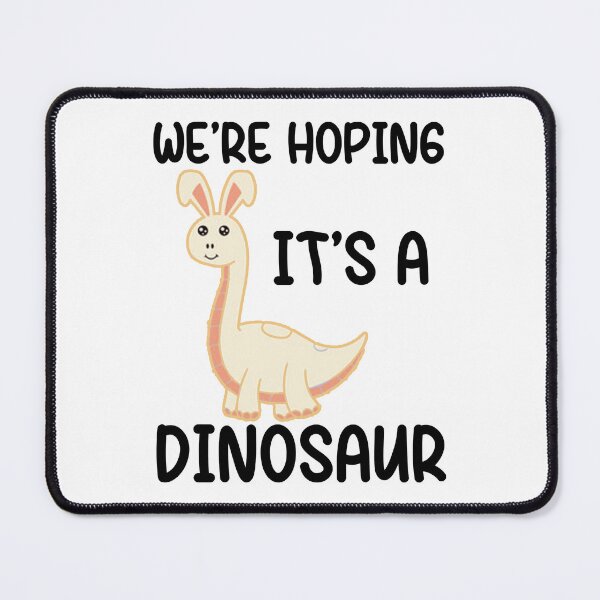 Item preview, we're hoping it's a dinosaur, pregnancy announcement, father's dad, matching Mommy Daddy EST, couples pregnancy announcement funny sarcastic Rude Offensive saying, designed and sold by joygift369.
