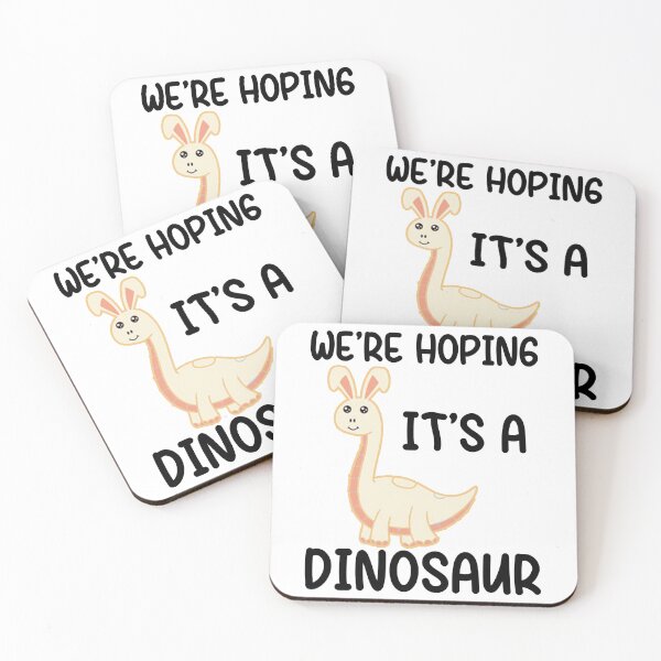 Item preview, we're hoping it's a dinosaur, pregnancy announcement, father's dad, matching Mommy Daddy EST, couples pregnancy announcement  funny sarcastic Rude Offensive saying, designed and sold by joygift369.
