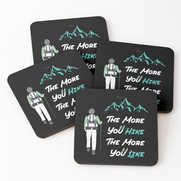 Item preview, The More You Hike The More You Like - hiking designed and sold by TheOneStyleBro.