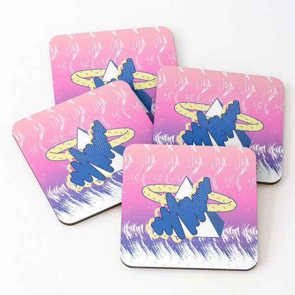 Item preview, Pastel Blue Scribble with Navy Blue Outline and Halftone Texture designed and sold by 8December.