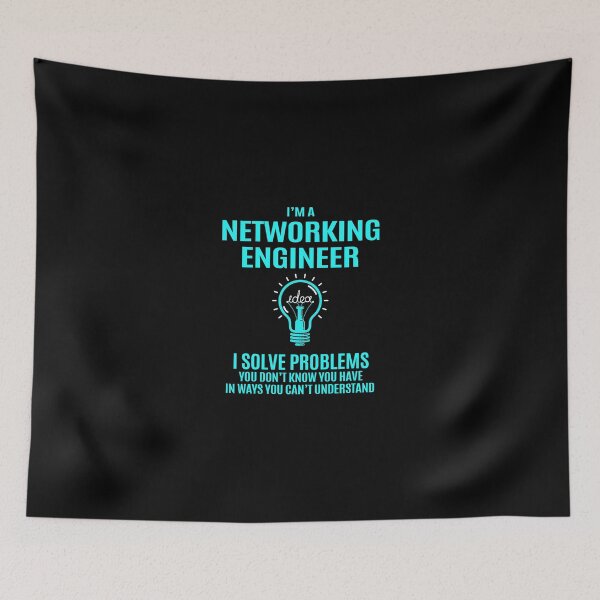 Item preview, Networking Engineer T Shirt - I Solve Problems Gift Item Tee designed and sold by miraschroe.