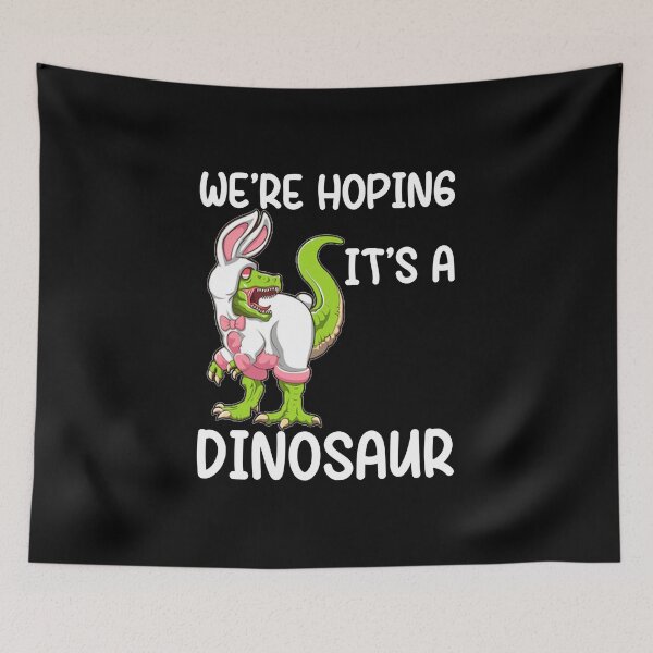 Item preview, we're hoping it's a dinosaur, pregnancy announcement, father's day, matching Mommy Daddy EST, couples pregnancy announcement  funny sarcastic Rude Offensive saying, designed and sold by joygift369.