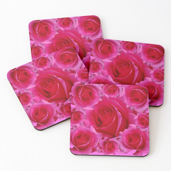 Item preview,  ROMANTIC ABSTRACT PINK ROSE GARDEN PATTERN ART designed and sold by sharlesart.