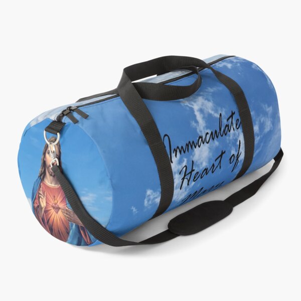 Item preview, Sacred and Immaculate Hearts Jesus and Mary Duffle Bag designed and sold by Brasilia.