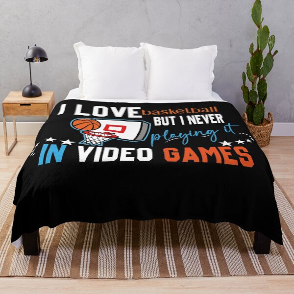 Item preview, i love basketball but i never playing it in video games,basketball lover gift designed and sold by CHOOSEYOURS SHOP.