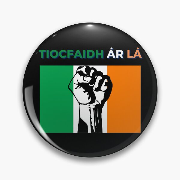 Item preview, Tiocfaidh ár lá - irish flag green white orange raised fist our day will come designed and sold by Lu &  Partners.