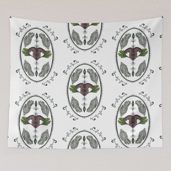 Item preview, Inostrancevia illustration white background designed and sold by synapsid.