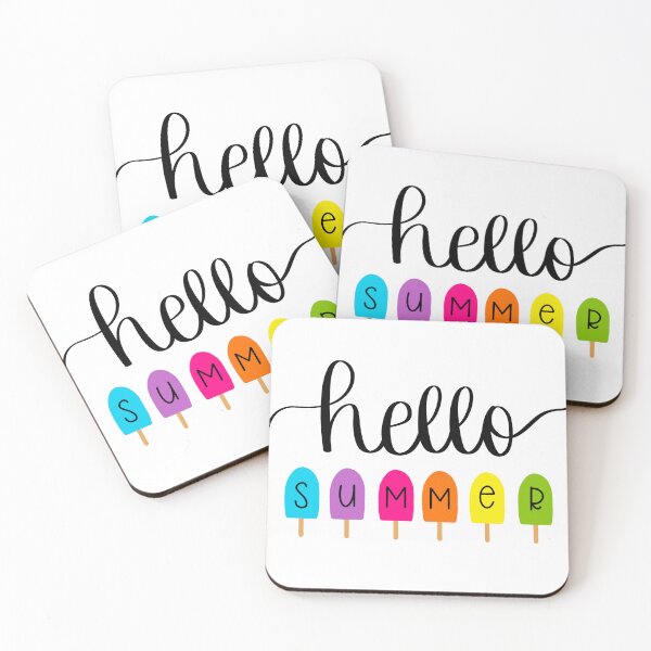 Item preview, Hello summer Popsicle print  designed and sold by KRJ Design.
