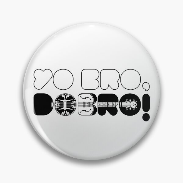 Item preview, DOBRO GUITAR - YO BRO DOBRO - FUNNY PUN - GUITARIST black designed and sold by KoolDsignsMUSIC.