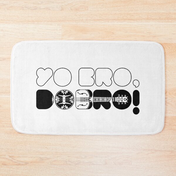 Item preview, DOBRO GUITAR - YO BRO DOBRO - FUNNY PUN - GUITARIST black designed and sold by KoolDsignsMUSIC.