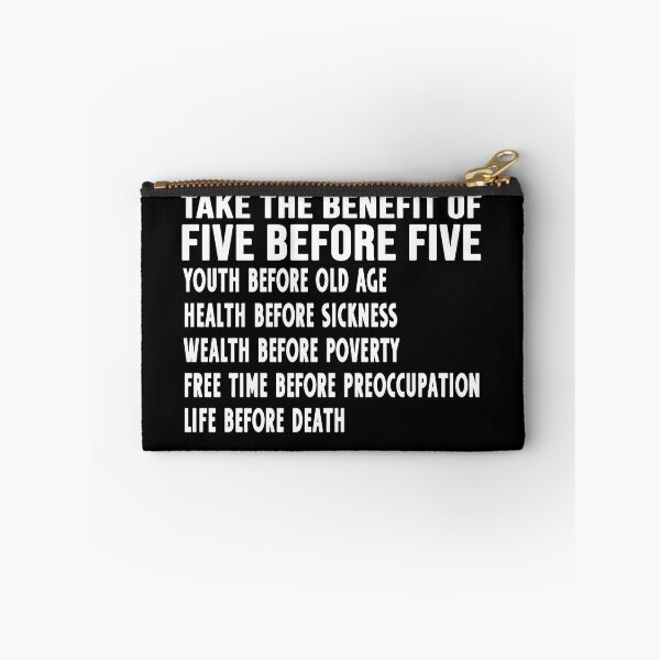 Item preview, Take the benefit of 5 before 5 designed and sold by Diamond-Wisdom.