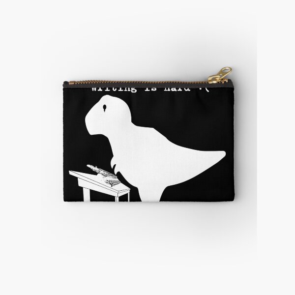 Item preview, Writing is hard | White on black background designed and sold by SassuFraz.