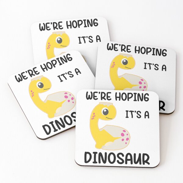 Item preview, we're hoping it's a dinosaur, pregnancy announcement, father's day, matching Mommy Daddy EST, couples pregnancy announcement  funny sarcastic Rude , designed and sold by joygift369.