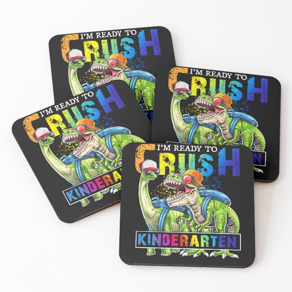 Item preview, I am ready to crush kindergarten back to school saurus designed and sold by Danielle6695.