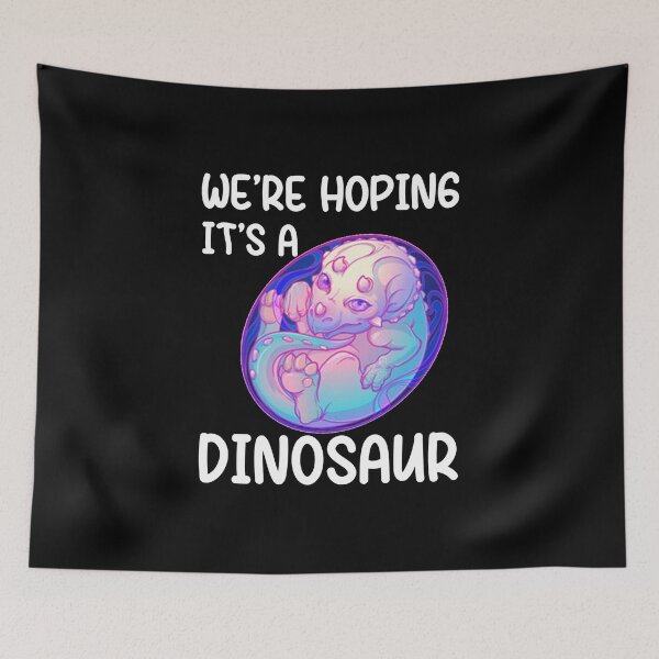 Item preview, we're hoping it's a dinosaur, pregnancy announcement, mother's day, matching Mommy Daddy EST, couples pregnancy announcement  funny sarcastic Rude , designed and sold by joygift369.
