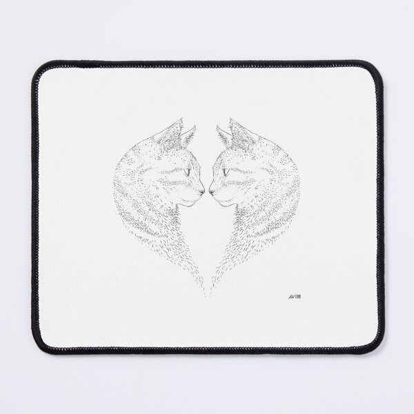Item preview, Love Cats staring at each others eyes designed and sold by Robert Link.