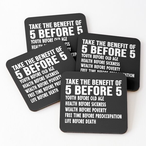 Item preview, Take advantage of 5 before 5 designed and sold by Diamond-Wisdom.