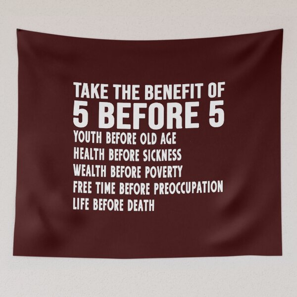 Item preview, Take advantage of 5 before 5 designed and sold by Diamond-Wisdom.