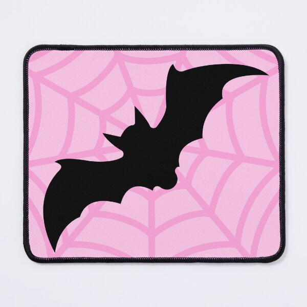 Vista previa del artículo con la obra «Murciélagos en estampado rosa pastel, diseño de murciélago, estampado de murciélago, estampado de Halloween, me encanta el estampado de murciélagos», diseñado y vendido por PinHookPrincess.