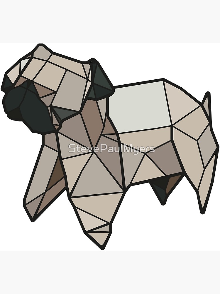 Origami Pug by StevePaulMyers