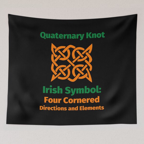 Item preview, Quaternary Knot Irish Symbol: Four Cornered Directions and Elements  designed and sold by IrishPOD.