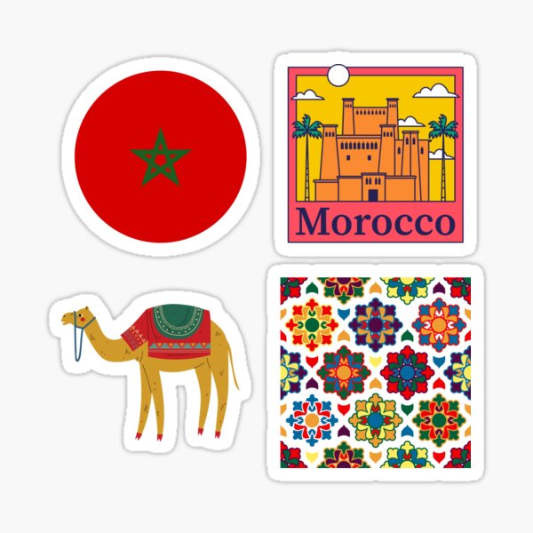 Morocco Stickers for Sale | Redbubble