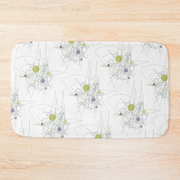 Item preview, bubbles circles - purple-green flowers designed and sold by tangerinedusk.