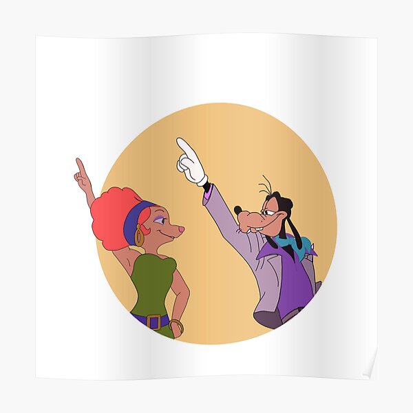 Goofy Movie Disco Poster For Sale By Mfassler Redbubble