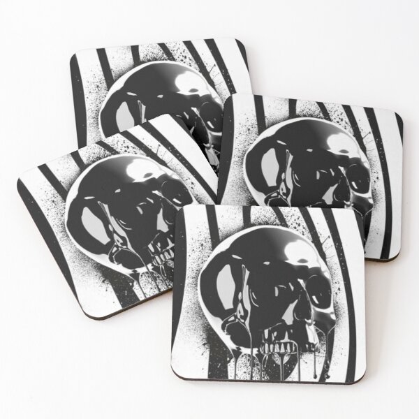 Item preview, dripping black onyx skull designed and sold by VisionArtist Ca.