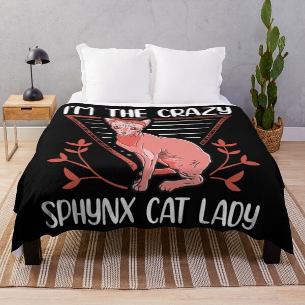 Aperçu de l'œuvre Dame chat Sphynx dans le fou créée et vendue par jackienorfolkal.