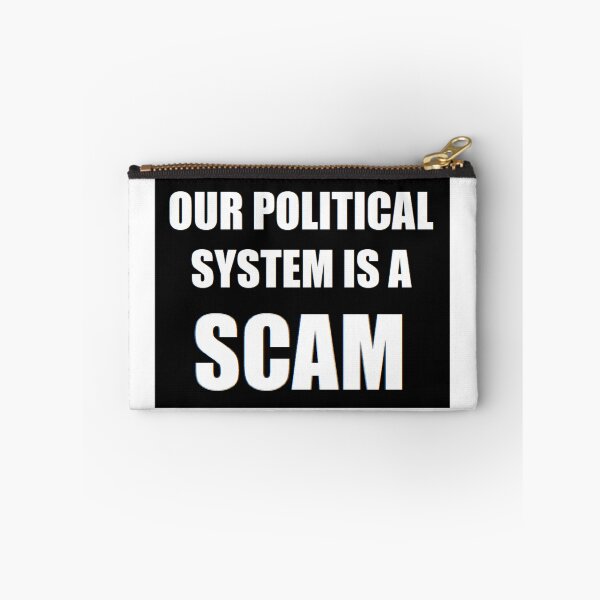Aperçu de l'œuvre NOTRE SYSTEME POLITIQUE EST UNE arnaque créée et vendue par BrandoCafe.