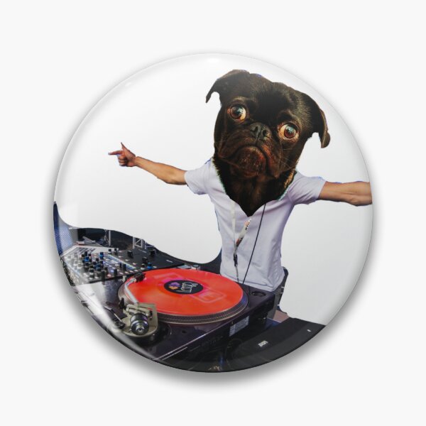 Item preview, DJ Pug designed and sold by HasturGraphics.