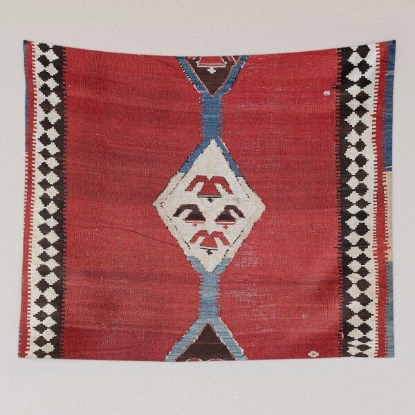 Item preview, Bijar Antique Kurdish Persian Kilim Print designed and sold by Vicky Brago-Mitchell®.