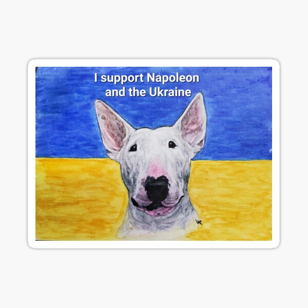 Item preview, Bull terrier Napoleon  designed and sold by lynn pinkham.