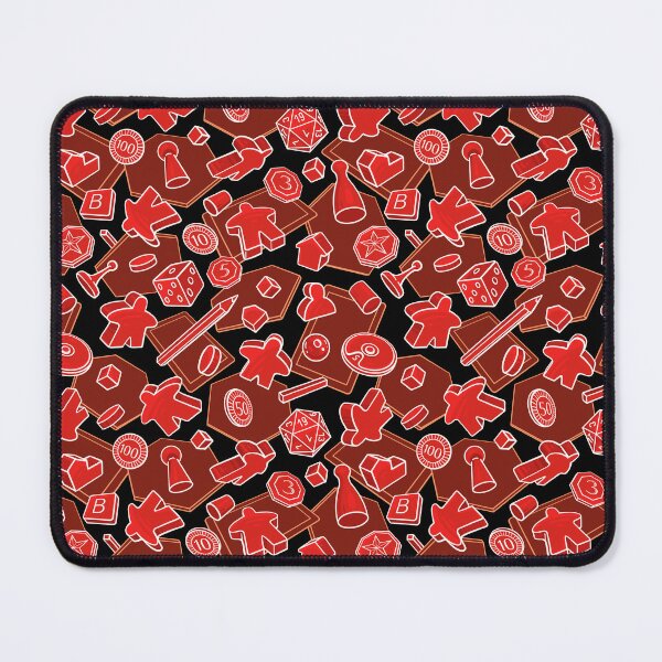 Item preview, Tabletop Board Game Pieces Pattern (Red) designed and sold by MaratusFunk.