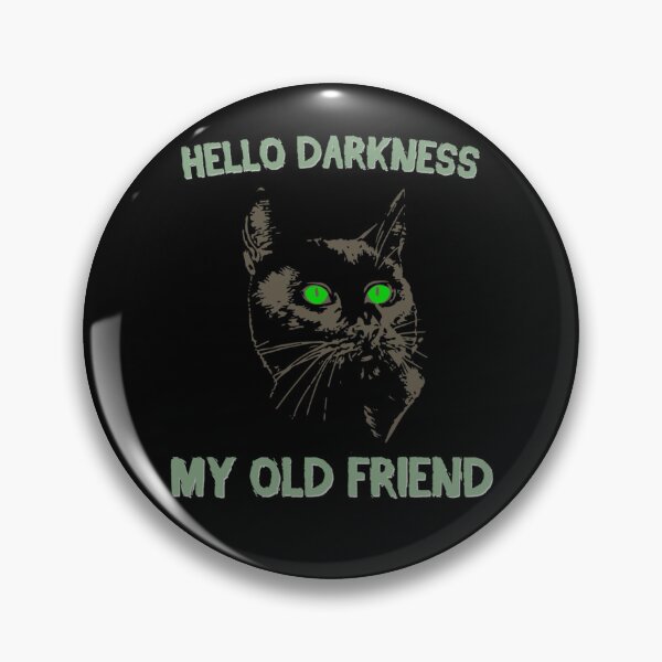 Item preview, Black Cat - Hello darkness my old friend designed and sold by Mariaxjulio.