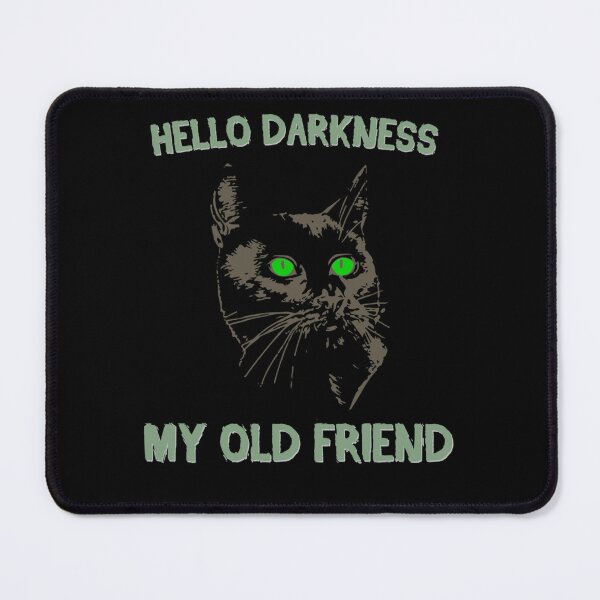 Item preview, Black Cat - Hello darkness my old friend designed and sold by Mariaxjulio.