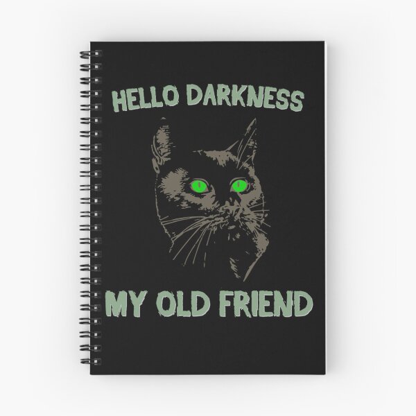 Item preview, Black Cat - Hello darkness my old friend designed and sold by Mariaxjulio.