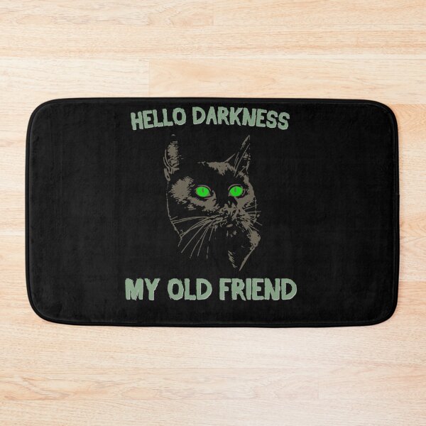 Item preview, Black Cat - Hello darkness my old friend designed and sold by Mariaxjulio.