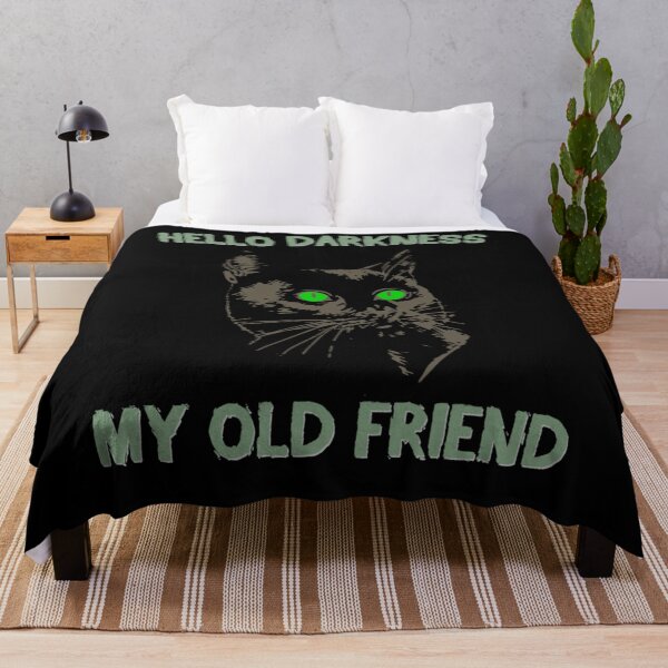 Item preview, Black Cat - Hello darkness my old friend designed and sold by Mariaxjulio.